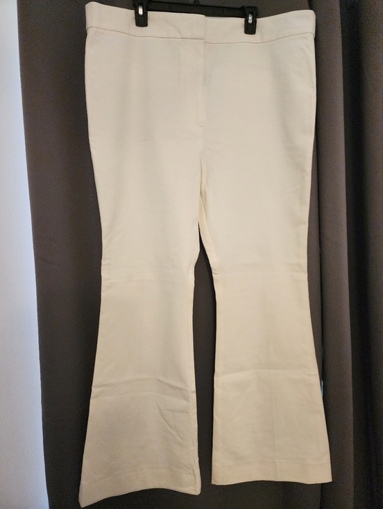 Derek Lam Pants - Derek Lam IO Crosby Cream Flare Pants $365 Old Money Quiet Luxury Sz 20 NWT